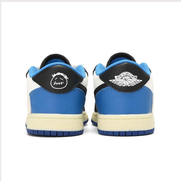 Kids Jordan 1 Low Blue White