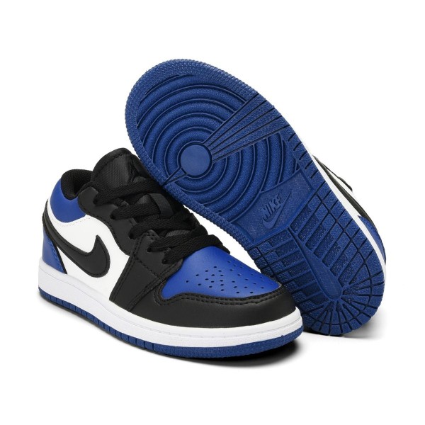 Kids Jordan 1 Low Dark Blue