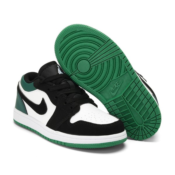 Kids Jordan 1 Low Green