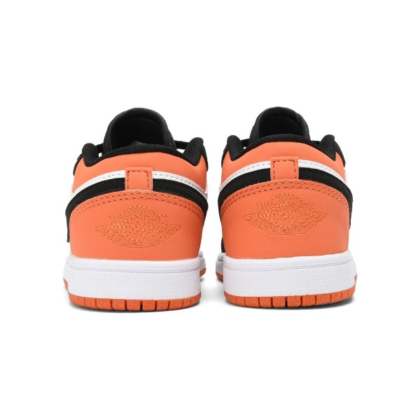 Kids Jordan 1 Low Orange