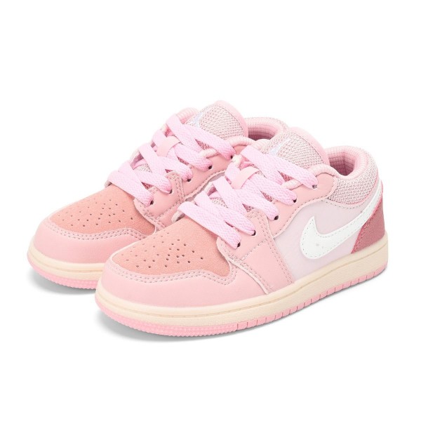Kids Jordan 1 Low Pink
