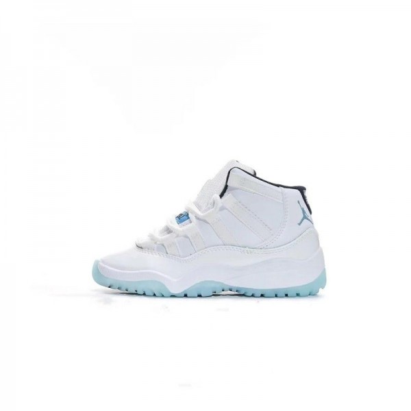 Kids Jordan 11 High White