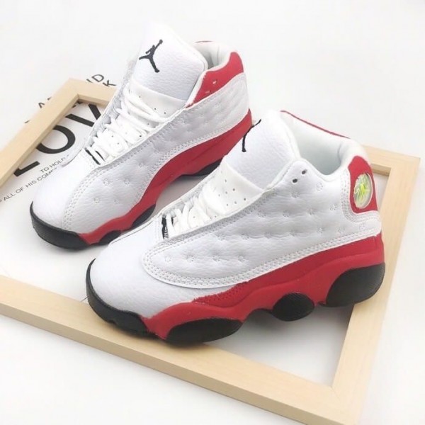 Kids Jordan 13 Red White
