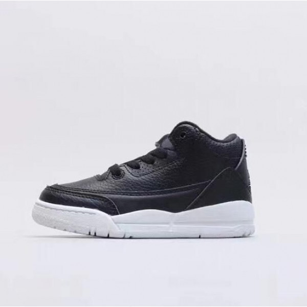 Kids Jordan 3 Black White