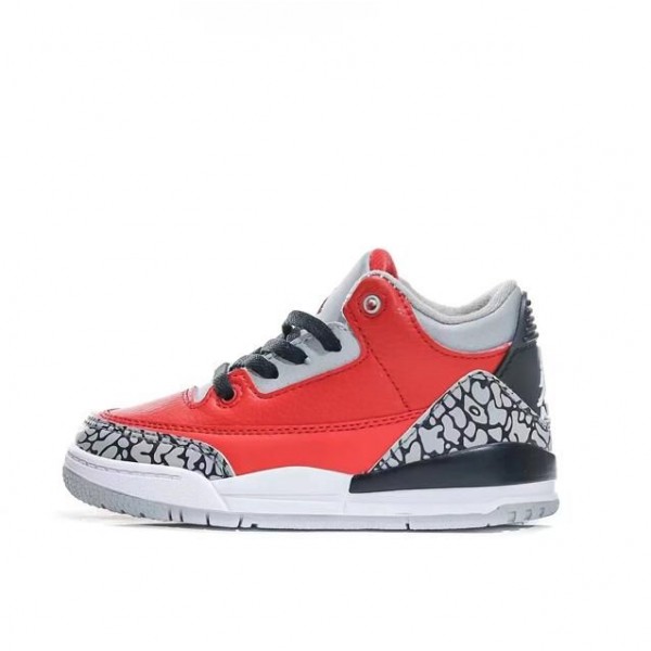 Kids Jordan 3 Red
