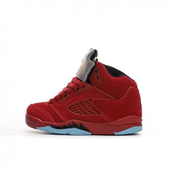 Kids Jordan 5 Red