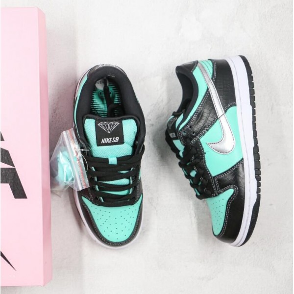 Diamond Supply Co. X SB Dunk Low Pro Tiffany