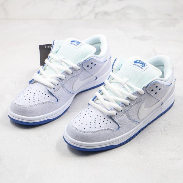 SB Dunk Low Pro Premium White Game Royal