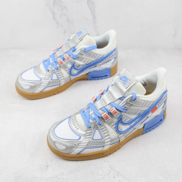 OW x Air Rubber Dunk University Blue