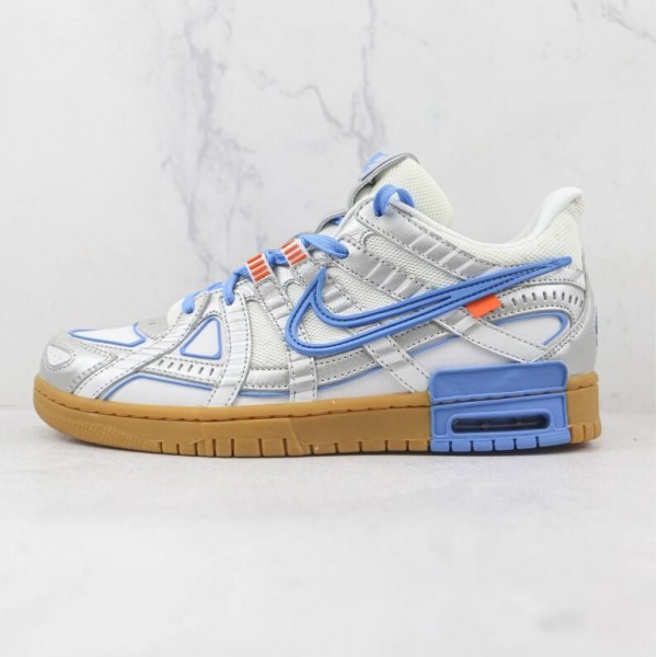 OW x Air Rubber Dunk University Blue