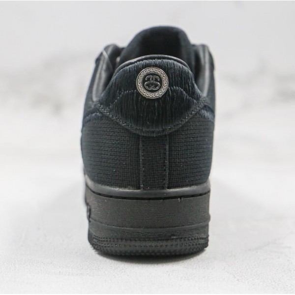 Stussy x Air Force 1 Low Black Cool