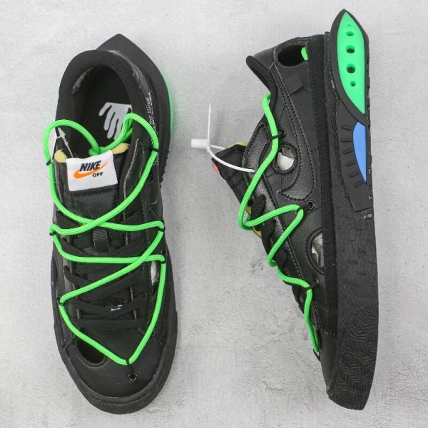 OW x Blazer Low Black